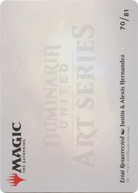 Ertai Resurrected // Ertai Resurrected (ADMU-070) - Dominaria United Art Series (Borderless) Foil