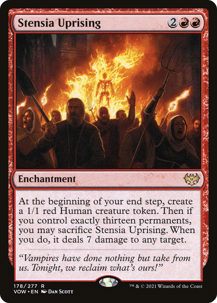 Stensia Uprising (VOW-178) - Innistrad: Crimson Vow