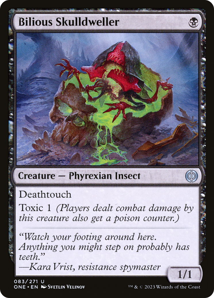 Bilious Skulldweller (ONE-083) - Phyrexia: All Will Be One Foil
