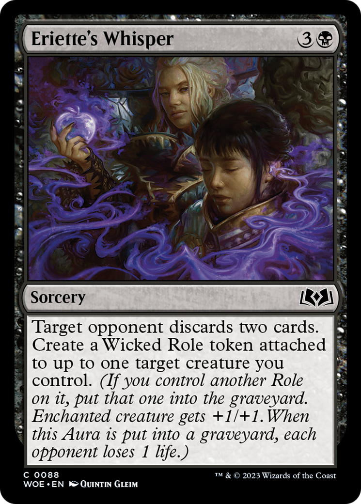 Eriette's Whisper (WOE-088) - Wilds of Eldraine Foil