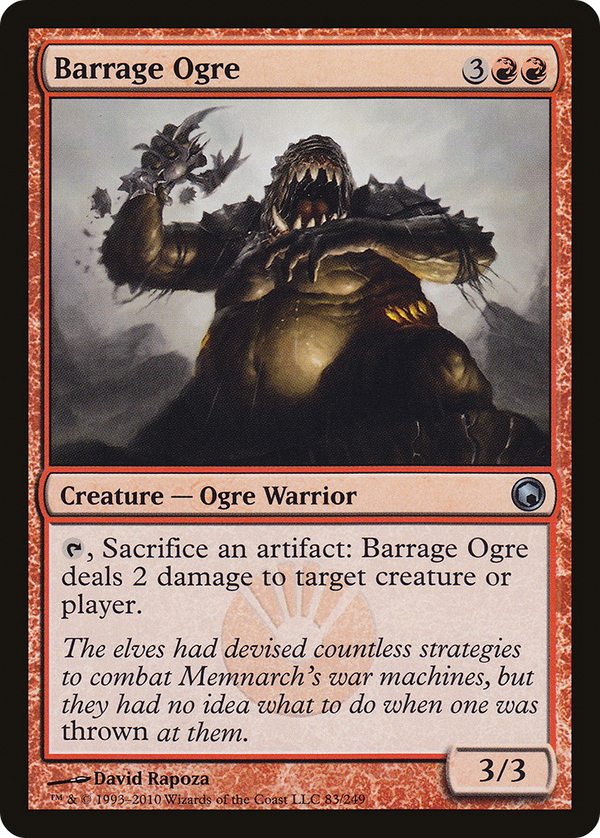 Barrage Ogre (SOM-083) - Scars of Mirrodin