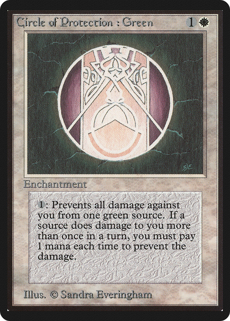 Circle of Protection: Green (LEB-) - Limited Edition Beta