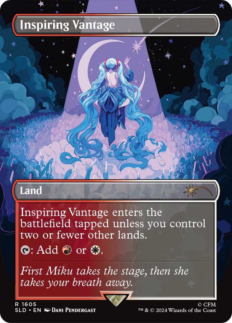 Inspiring Vantage (1605) (SLD-1605) - Secret Lair Drop (Borderless)