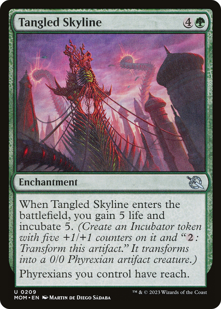 Tangled Skyline (MOM-209) - March of the Machine Foil