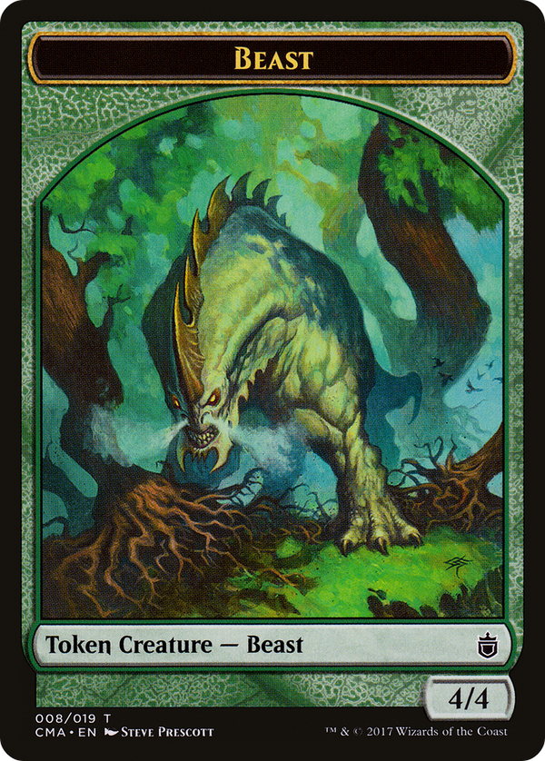 Beast Token (008) (CMA-008) - Commander Anthology Tokens