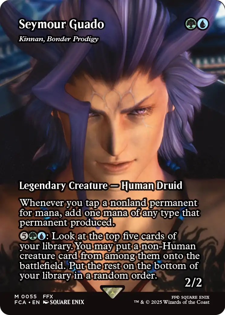 Seymour Guado - Kinnan, Bonder Prodigy (Showcase) (FCA-055) - FINAL FANTASY: Through the Ages / Seymour Guado (Borderless)