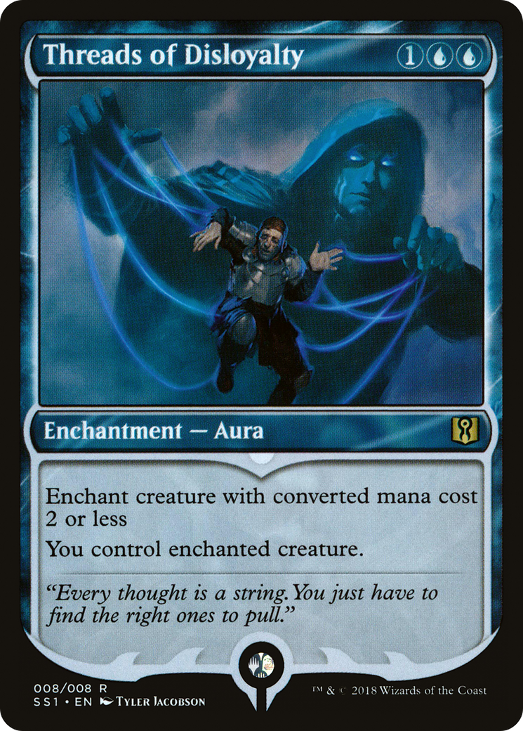Threads of Disloyalty (SS1-008) - Signature Spellbook: Jace Foil