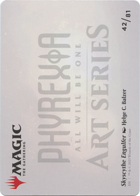 Skyscythe Engulfer // Skyscythe Engulfer (AONE-042) - Phyrexia: All Will Be One Art Series (Borderless)