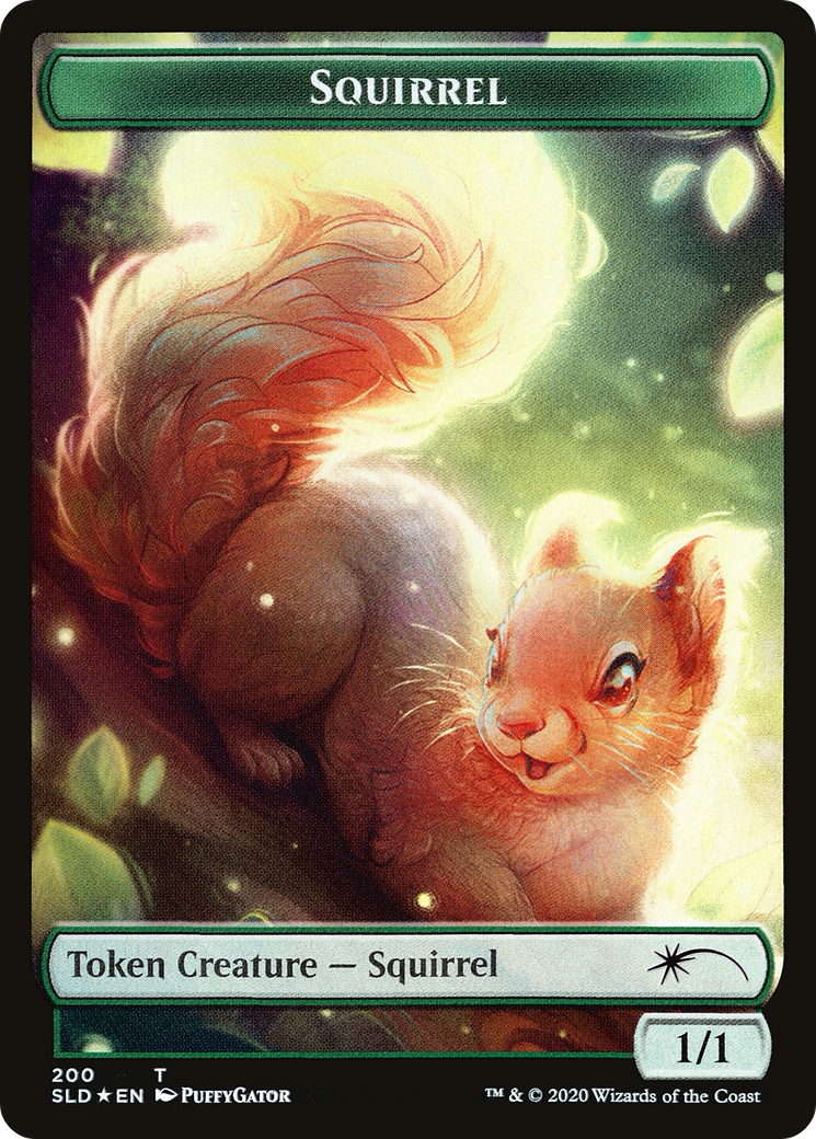Squirrel Token (SLD-200) - Secret Lair Drop Foil