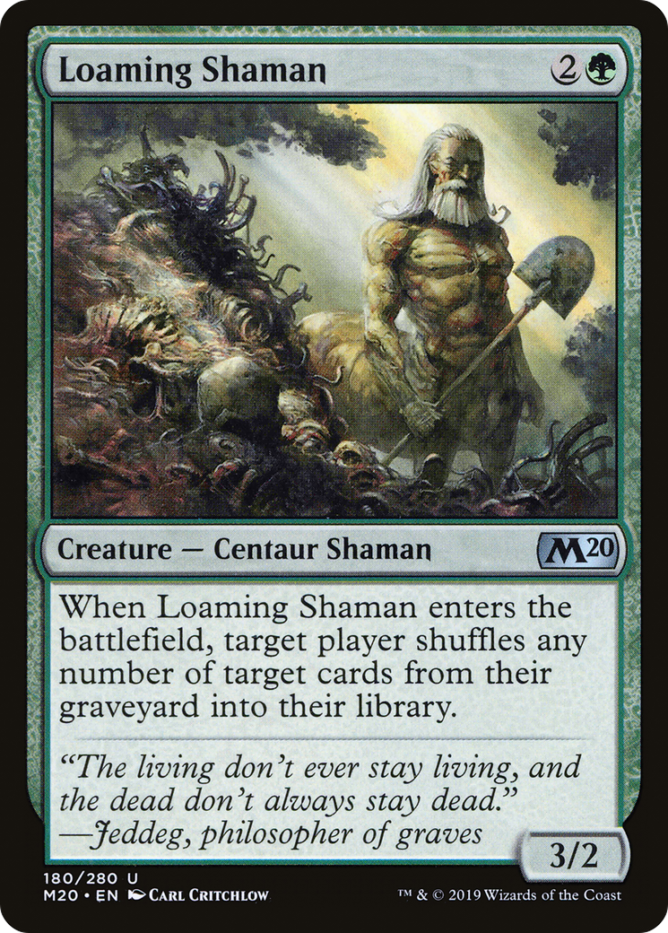 Loaming Shaman (M20-180) - Core Set 2020