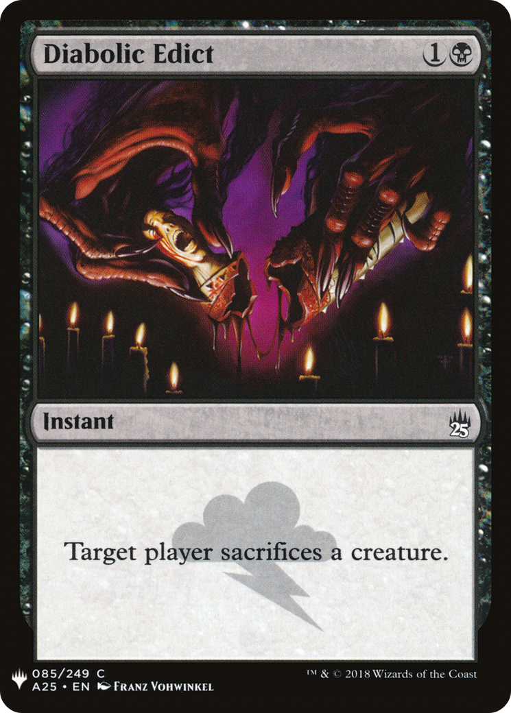 Diabolic Edict (LIST-085) - The List