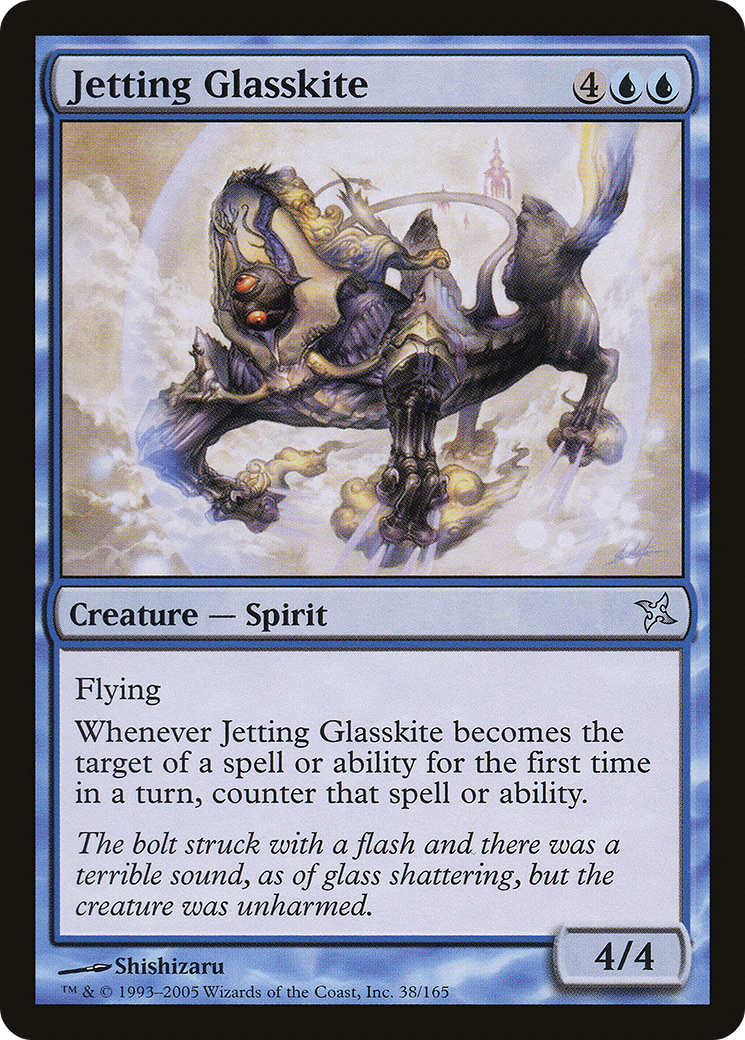 Jetting Glasskite (BOK-038) - Betrayers of Kamigawa Foil