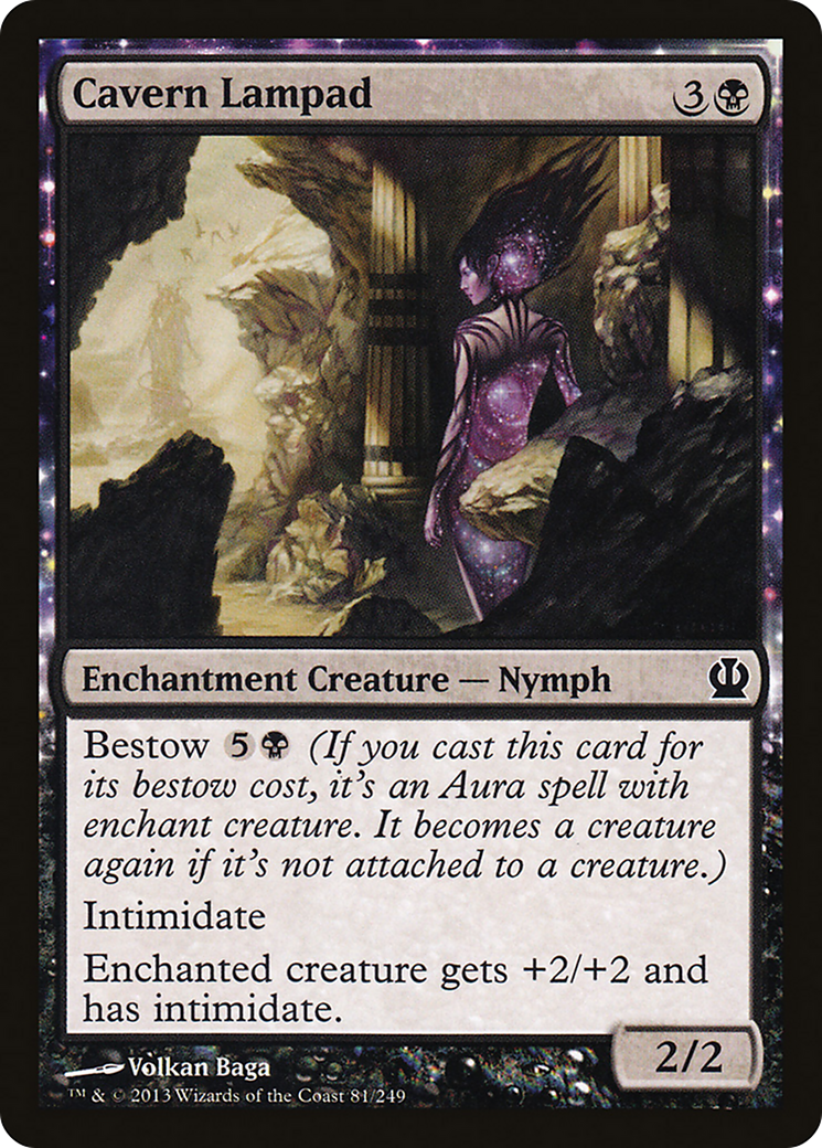 Cavern Lampad (THS-081) - Theros: (enchantment) Foil