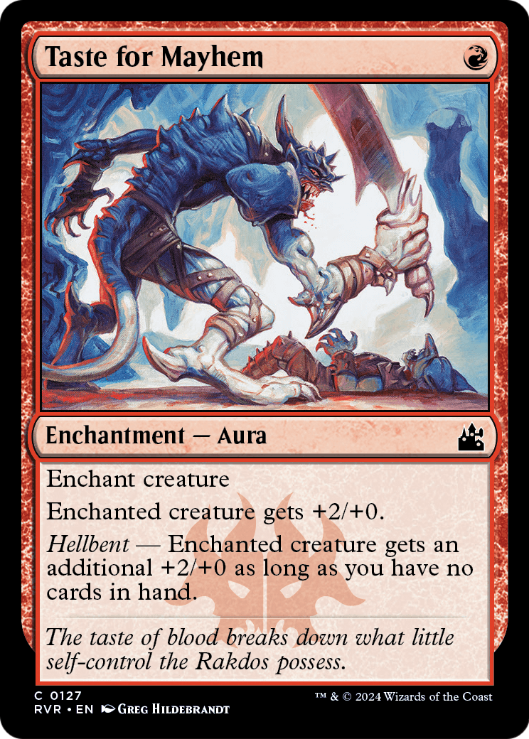 Taste for Mayhem (RVR-127) - Ravnica Remastered Foil