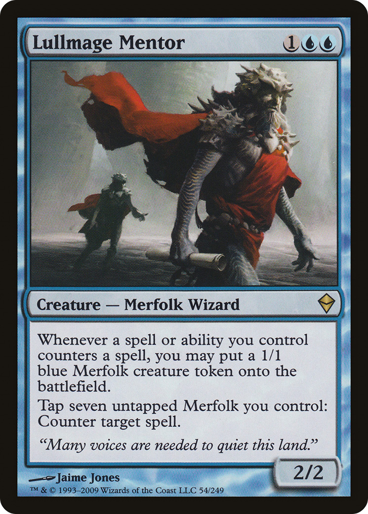 Lullmage Mentor (ZEN-054) - Zendikar Foil