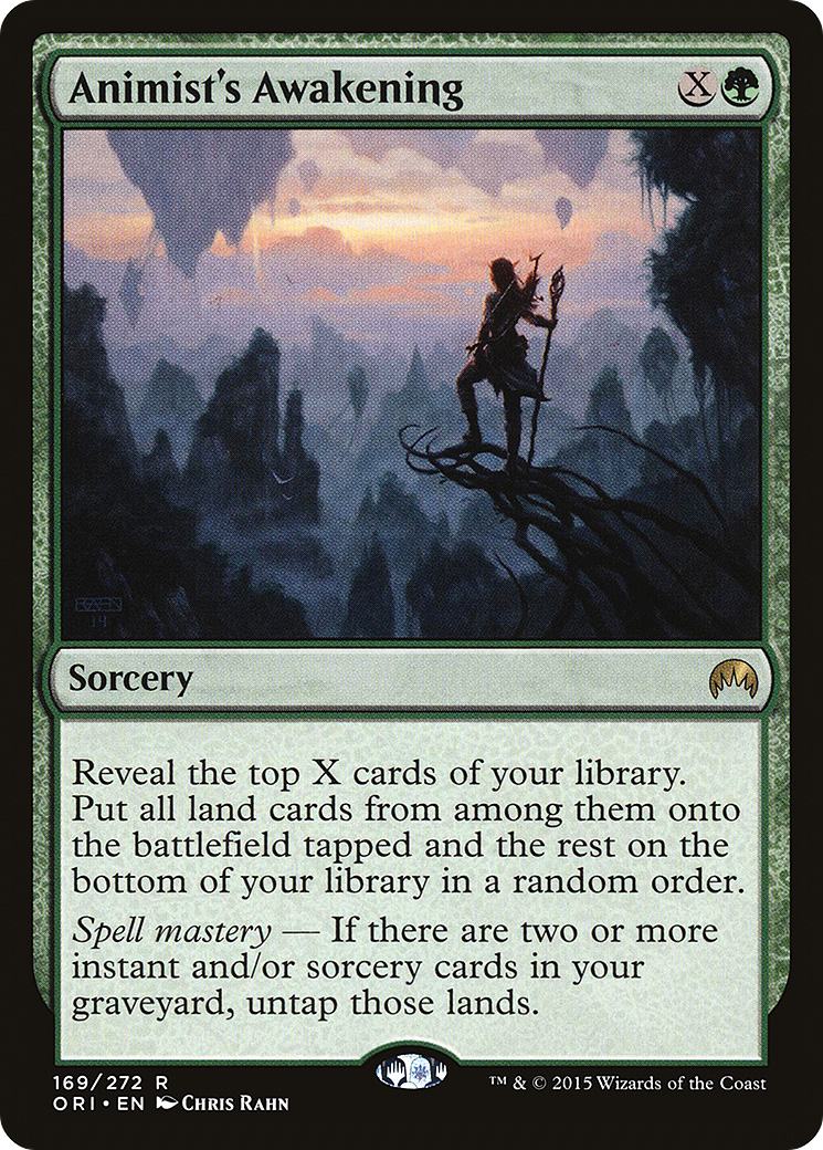 Animist's Awakening (ORI-169) - Magic Origins Foil