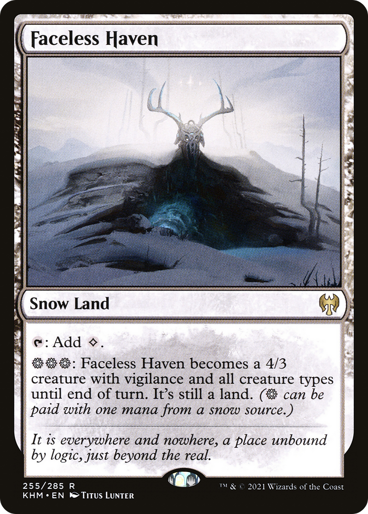 Faceless Haven (KHM-255) - Kaldheim: (snow) Foil