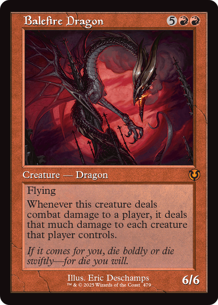 Balefire Dragon (Retro Frame) (INR-479) - Innistrad Remastered