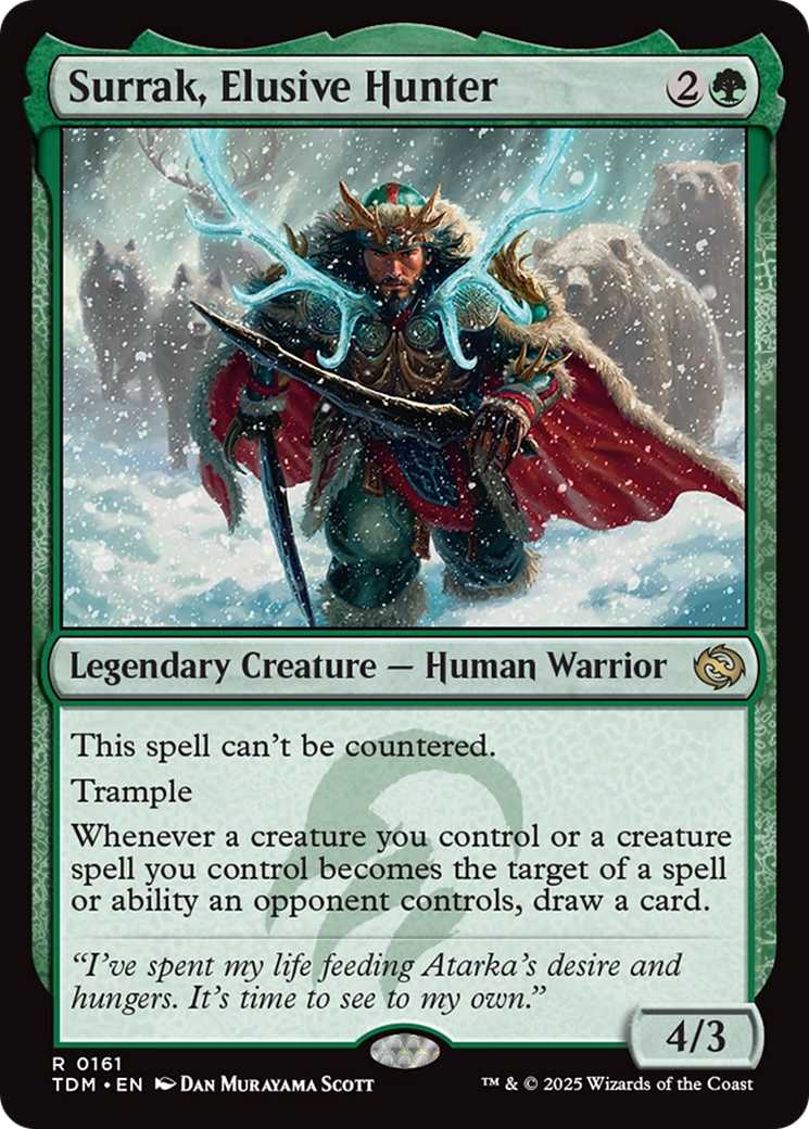Surrak, Elusive Hunter (TDM-161) - Tarkir: Dragonstorm