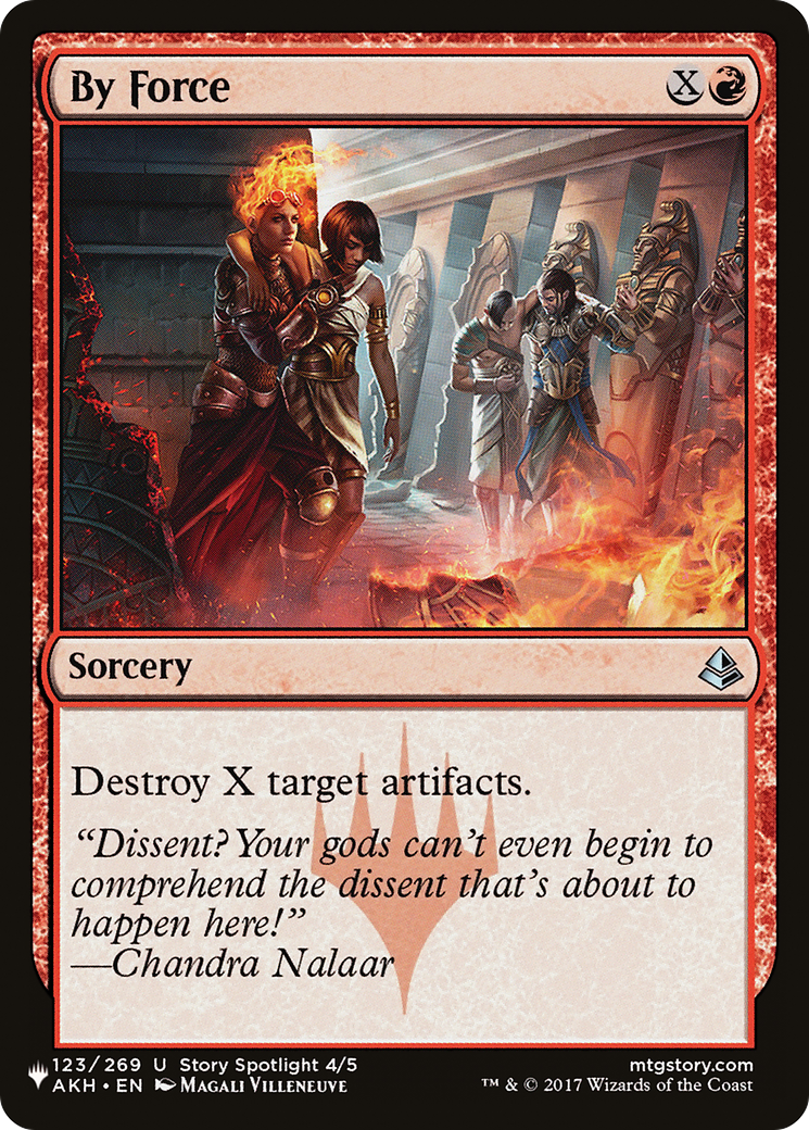 By Force (LIST-123/269) - The List