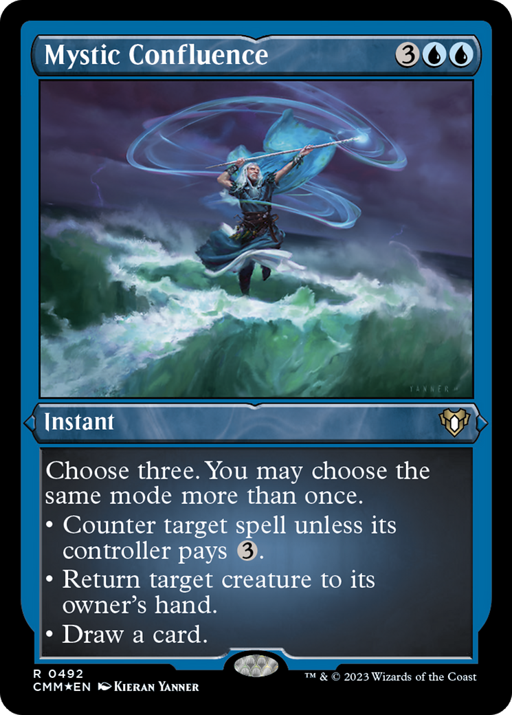 Mystic Confluence (Foil Etched) (CMM-492) - Commander Masters Foil