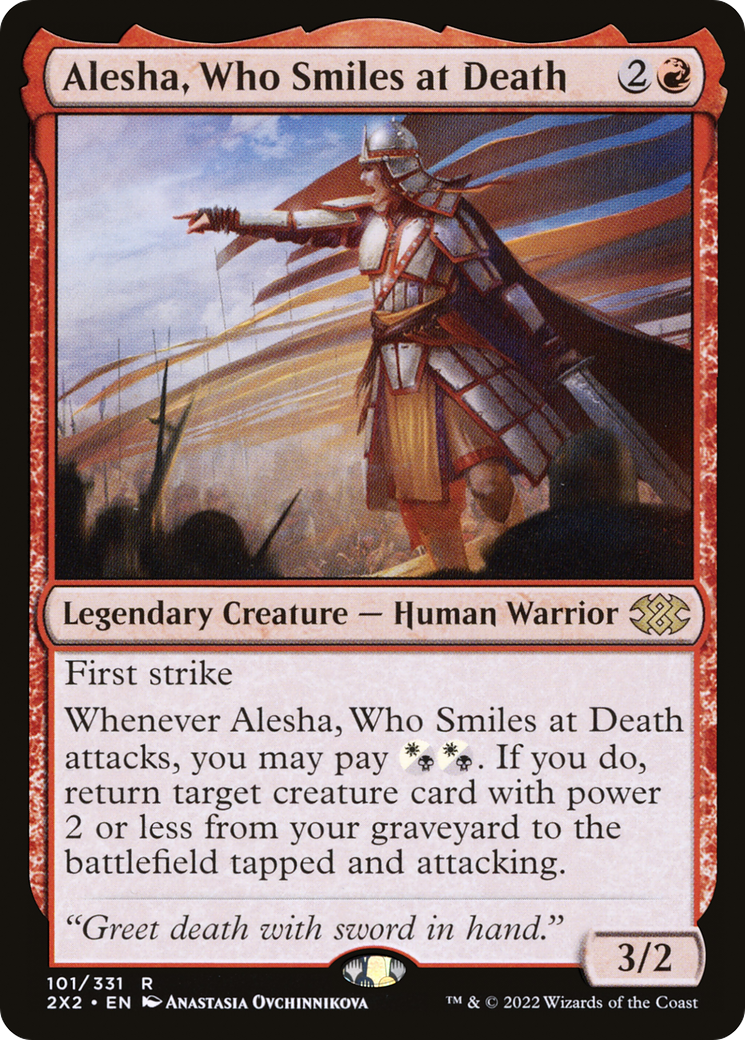 Alesha, Who Smiles at Death (2X2-101) - Double Masters 2022 Foil