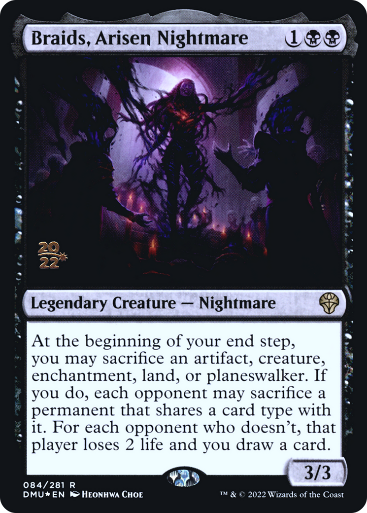 Braids, Arisen Nightmare (PRE-084) - Dominaria United Promos Foil