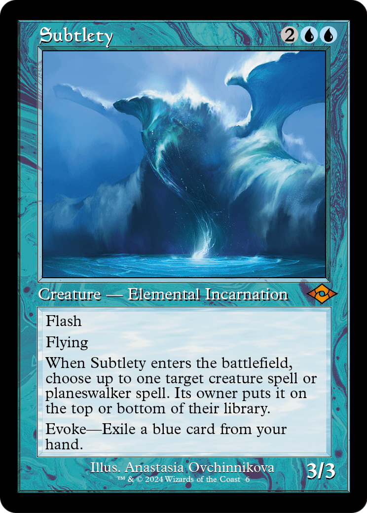 Subtlety (Retro Frame) (MH2-006) - Modern Horizons 2 Timeshifts Foil