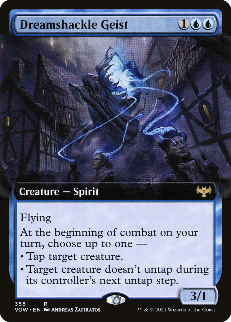 Dreamshackle Geist (Extended Art) (VOW-358) - Innistrad: Crimson Vow: (Extended Art)