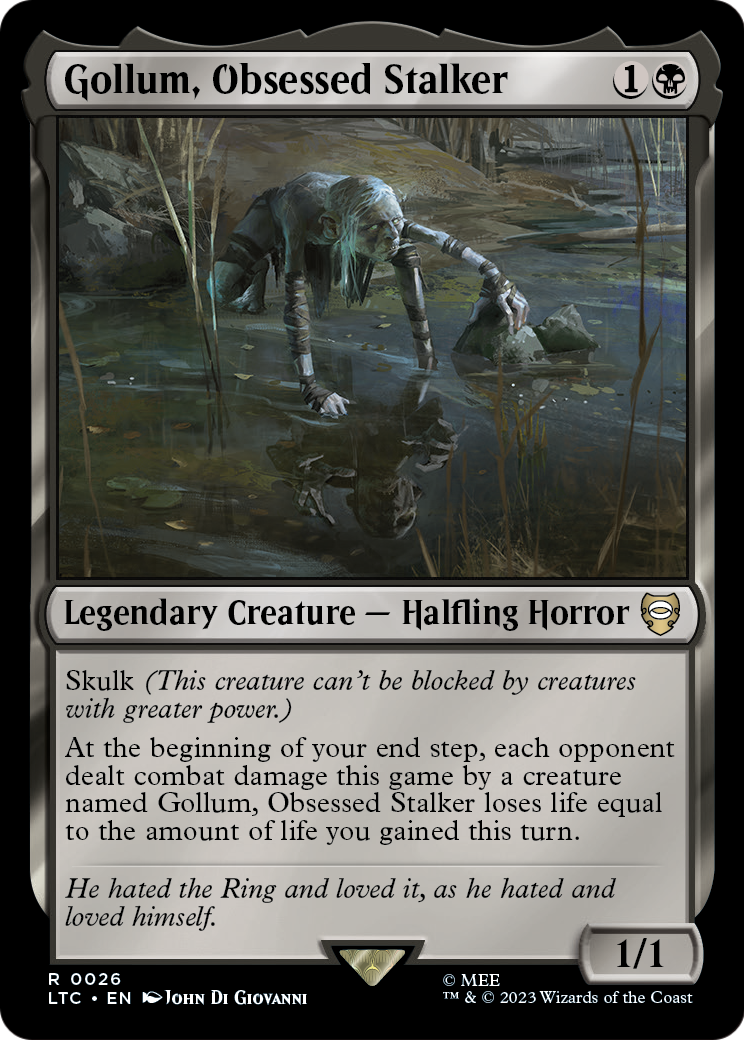 Gollum, Obsessed Stalker (LTC-026) - Tales of Middle-earth Commander