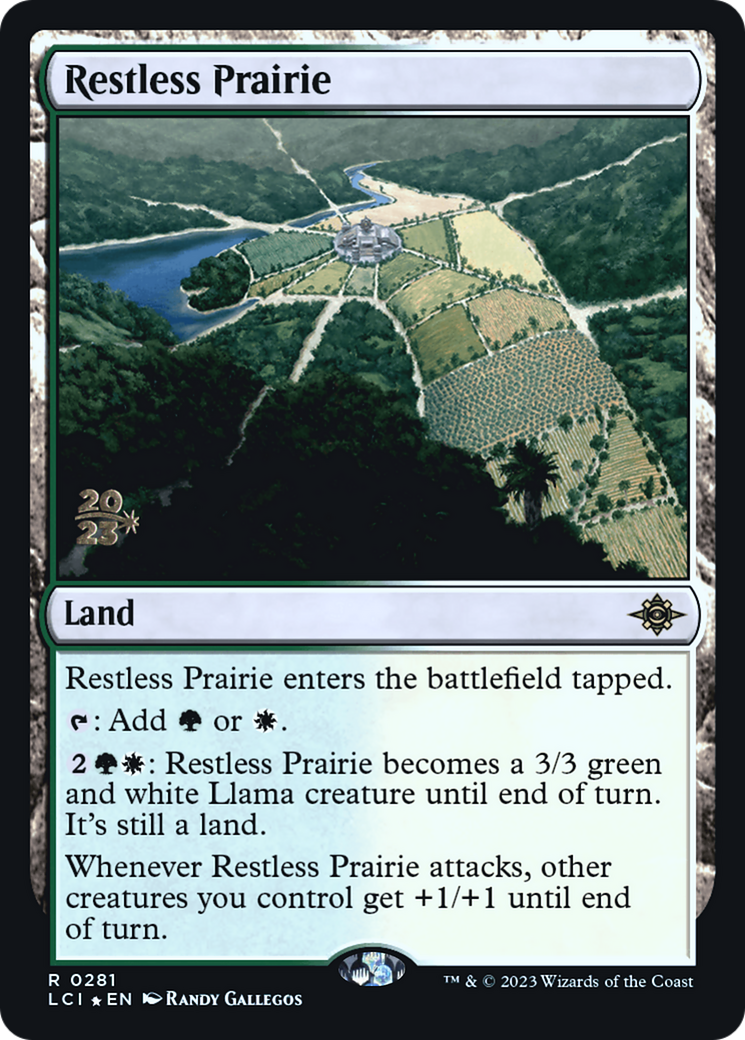 Restless Prairie (PRE-281) - The Lost Caverns of Ixalan Promos Foil