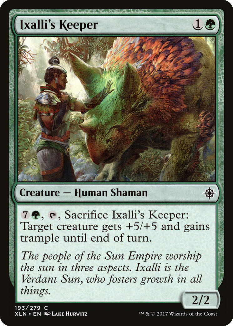 Ixalli's Keeper (XLN-193) - Ixalan Foil