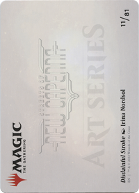 Disdainful Stroke // Disdainful Stroke (ASNC-011) - New Capenna Art Series (Borderless) Foil