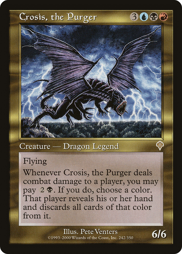 Crosis, the Purger (INV-242) - Invasion Foil
