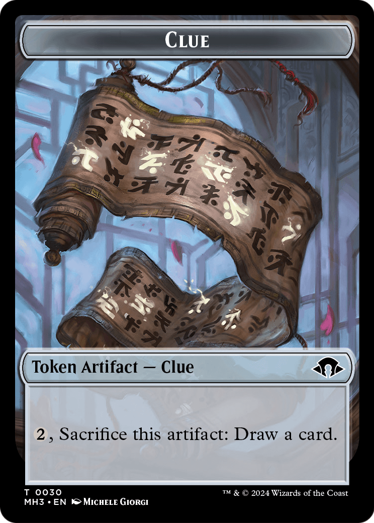 Clue (TMH3-030) - Modern Horizons 3 Tokens Foil