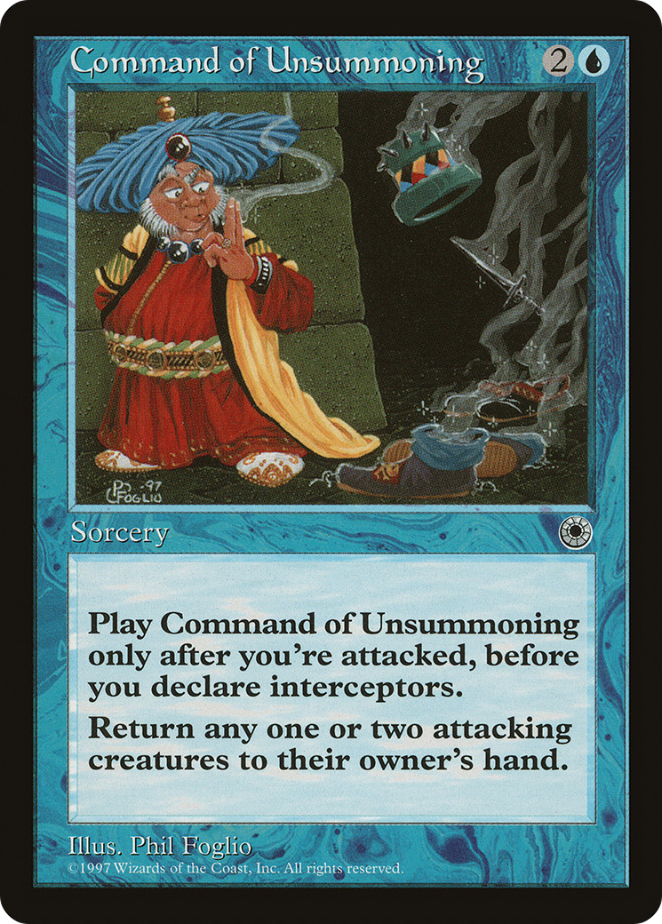 Command of Unsummoning (POR-) - Portal