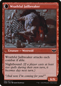 Weary Prisoner (VOW-184) - Innistrad: Crimson Vow: (Double Faced Transform)