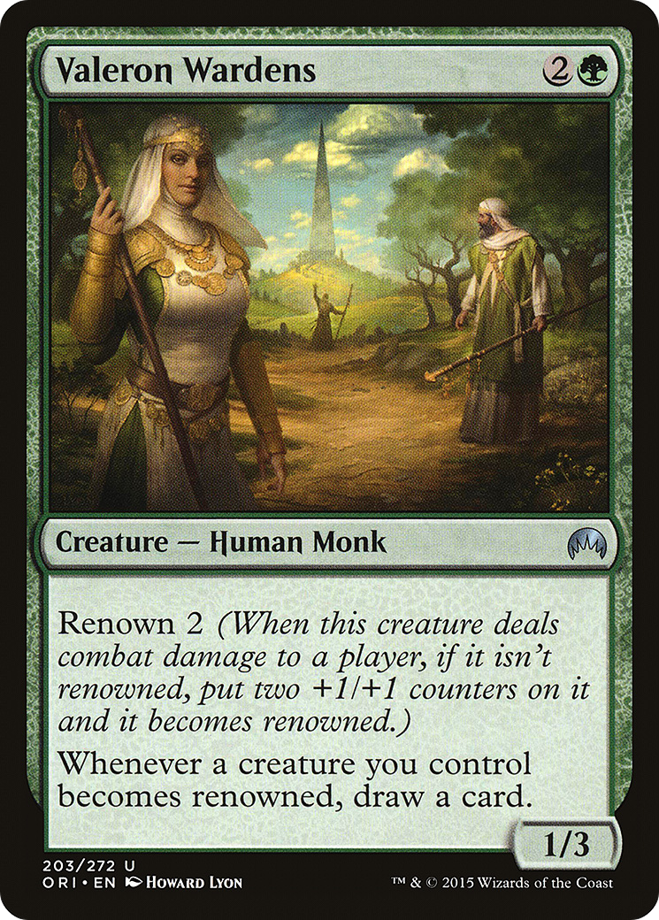 Valeron Wardens (ORI-203) - Magic Origins Foil