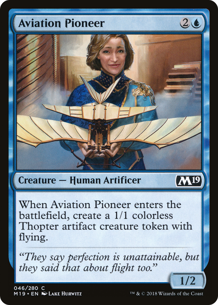 Aviation Pioneer (M19-046) - Core Set 2019 Foil