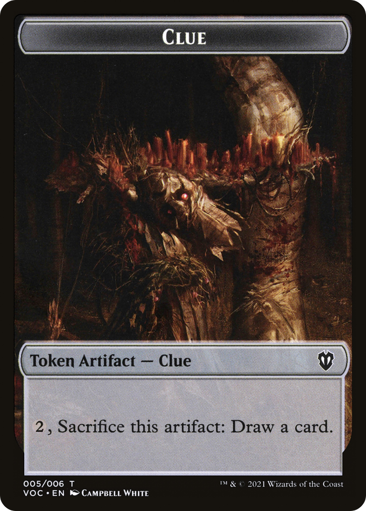 Clue (TVOC-005) - Crimson Vow Commander Tokens