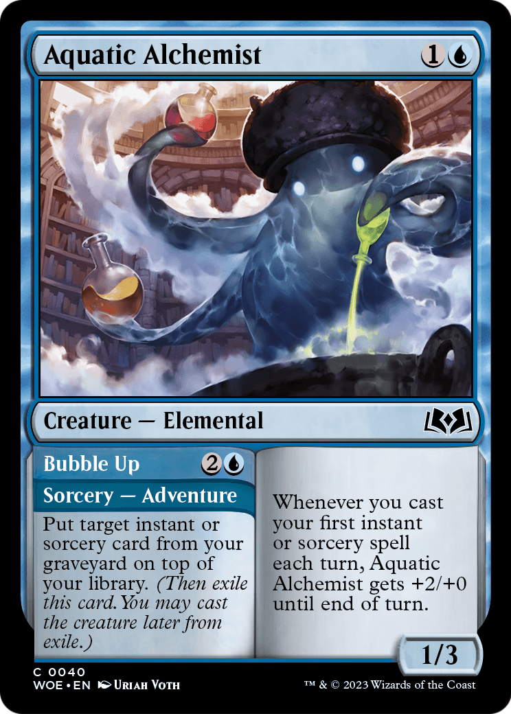 Aquatic Alchemist (WOE-040) - Wilds of Eldraine