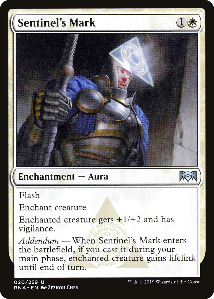 Sentinel's Mark (RNA-020) - Ravnica Allegiance Foil