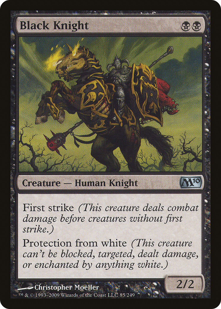 Black Knight (M10-085) - Magic 2010 Foil