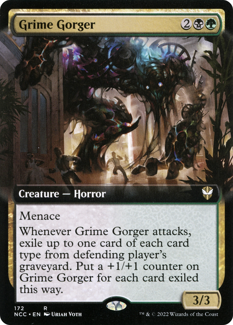 Grime Gorger (Extended Art) (NCC-172) - New Capenna Commander: (Extended Art)