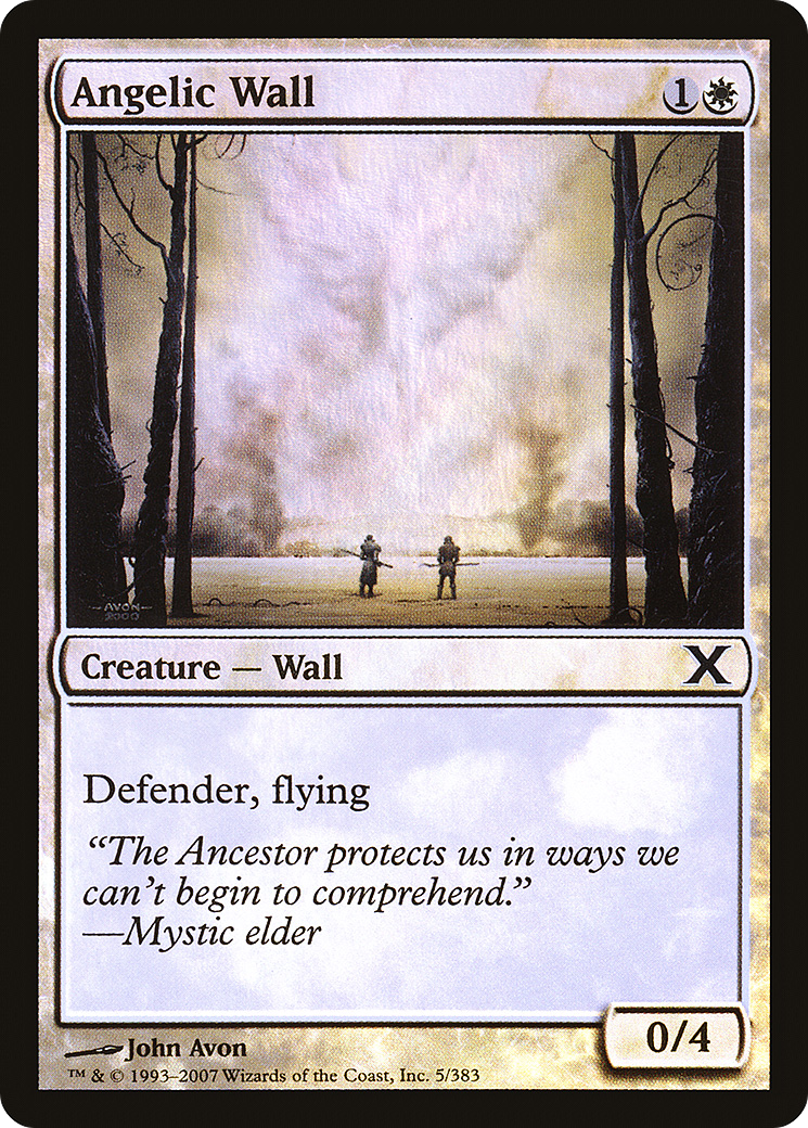 Angelic Wall (10E-05★) - Tenth Edition Foil
