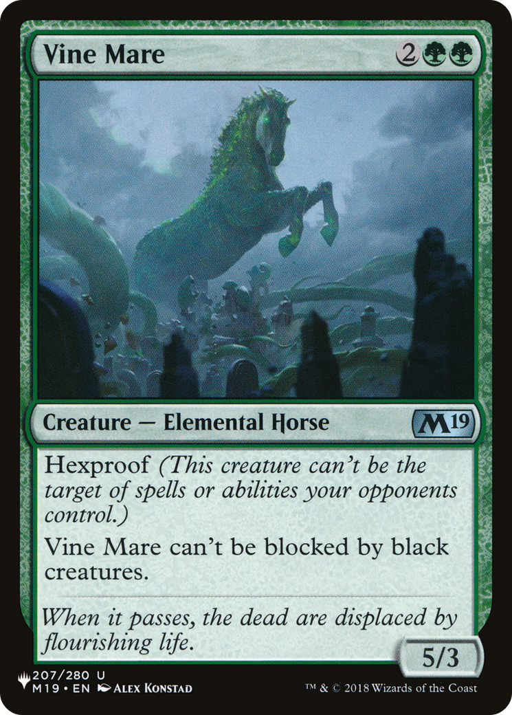 Vine Mare (LIST-207/280) - The List