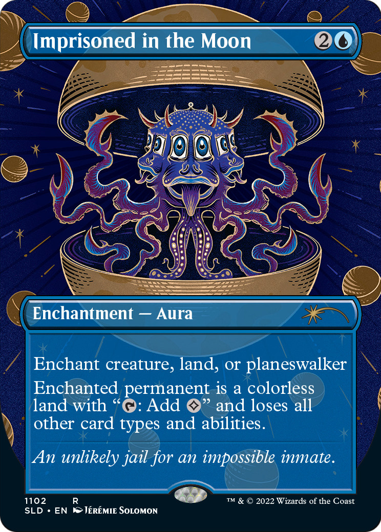Imprisoned in the Moon (Borderless) (SLD-1102) - Secret Lair Drop Foil