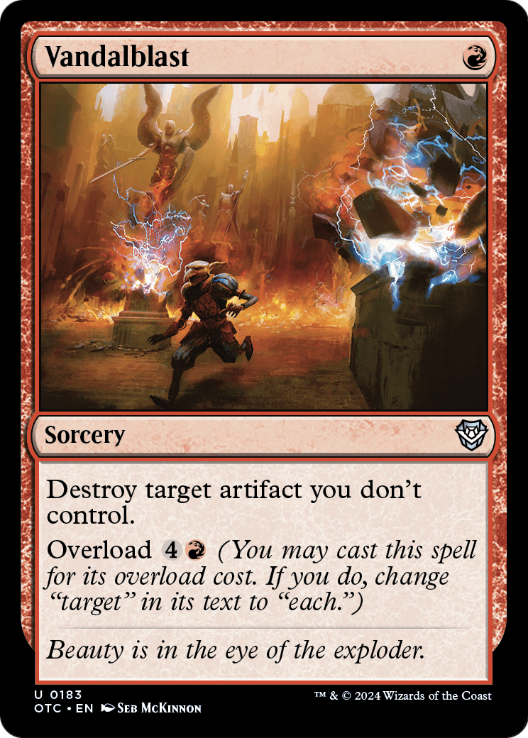 Vandalblast (OTC-183) - Outlaws of Thunder Junction Commander