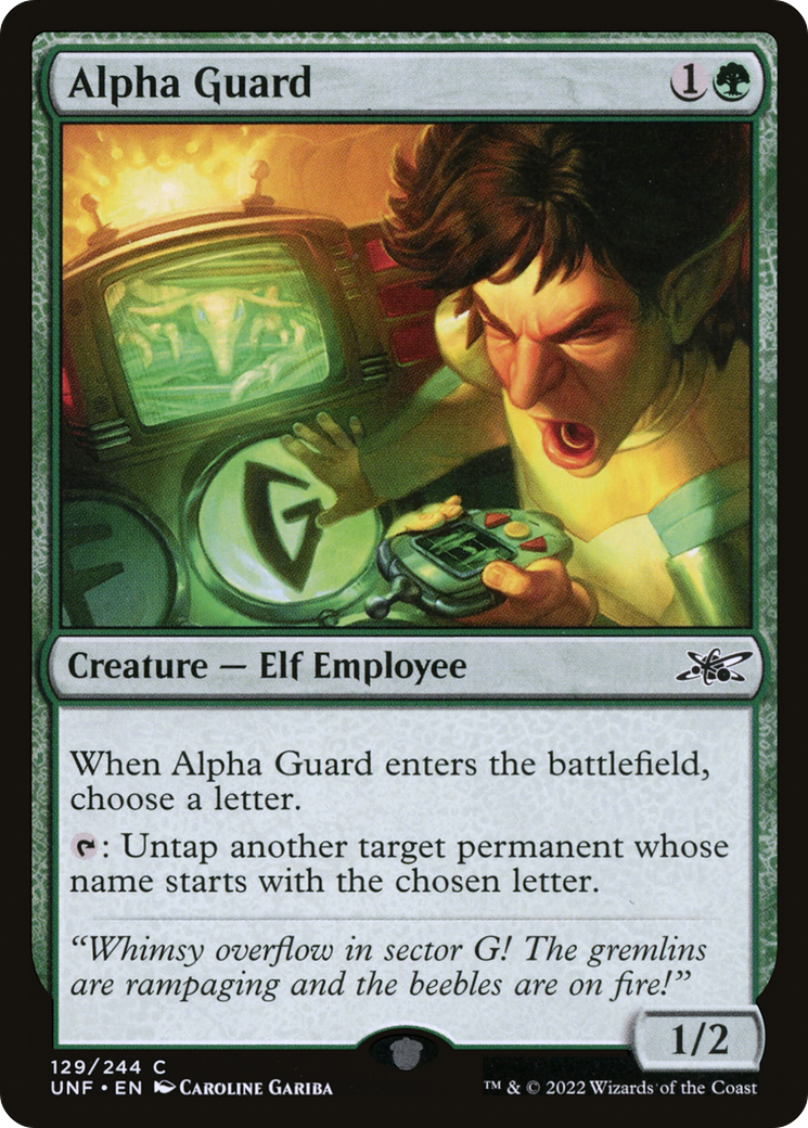 Alpha Guard (UNF-129) - Unfinity Foil
