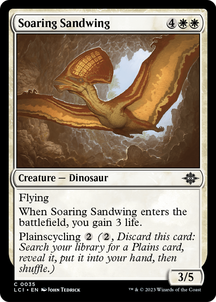 Soaring Sandwing (LCI-035) - The Lost Caverns of Ixalan Foil